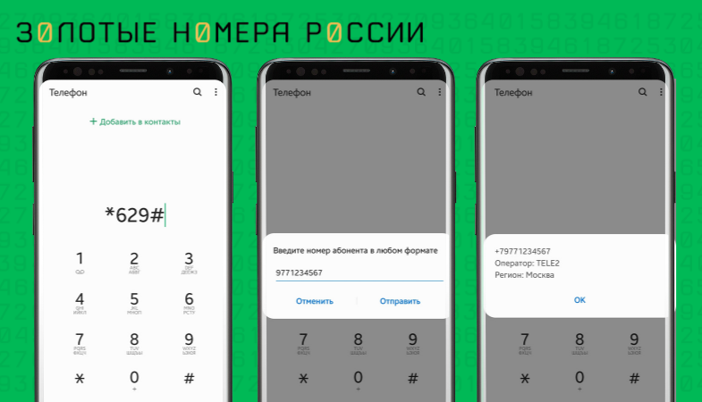 Как проверить по номеру телефона оператора с МегаФон