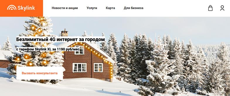 Оператор скоростного интернета Skylink